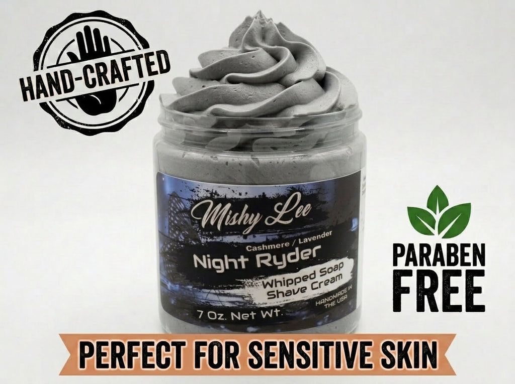 Night Ryder Men's Whipped Soap and Shave Cream