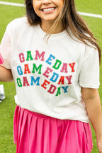 Gameday On True Fit White Tee