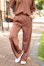 Butter Soft Pants, Brown