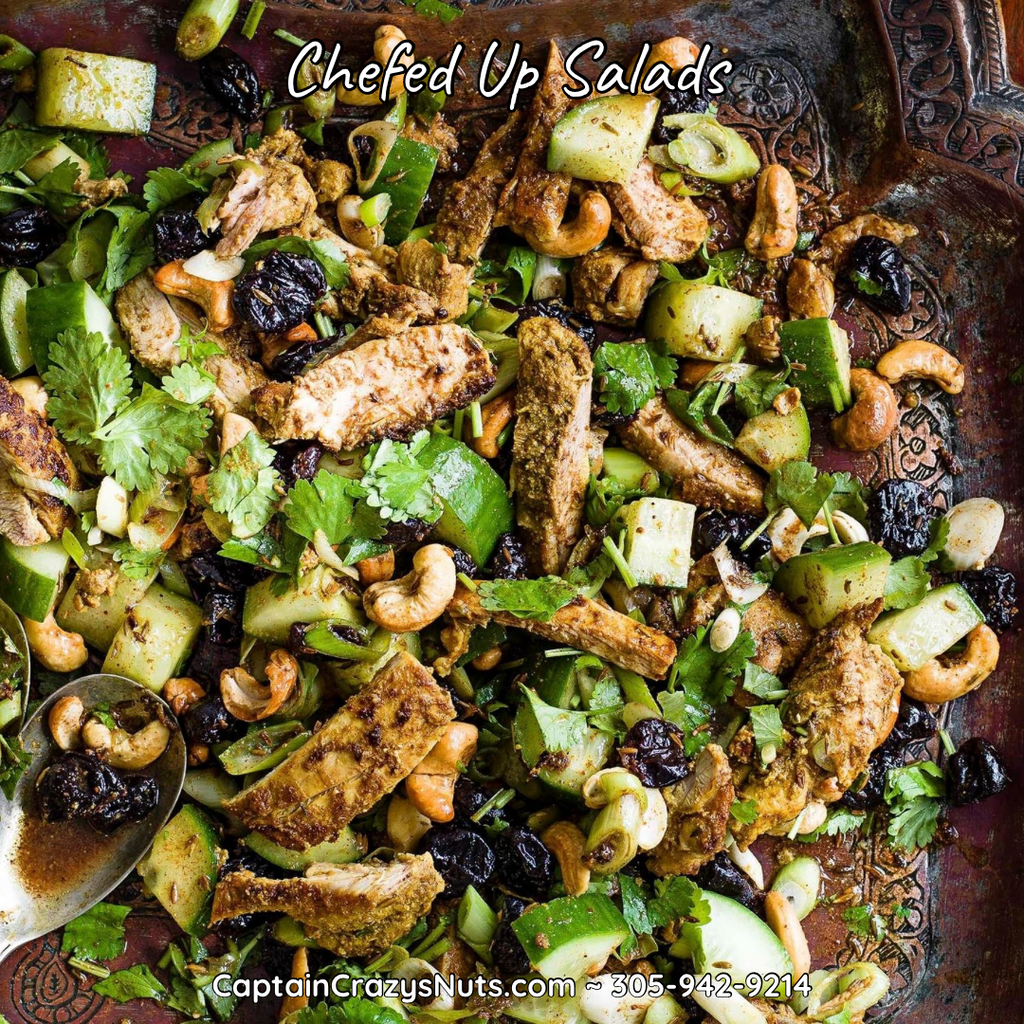 Buttery Garlic, Lemon & Herb Roasted Cashews