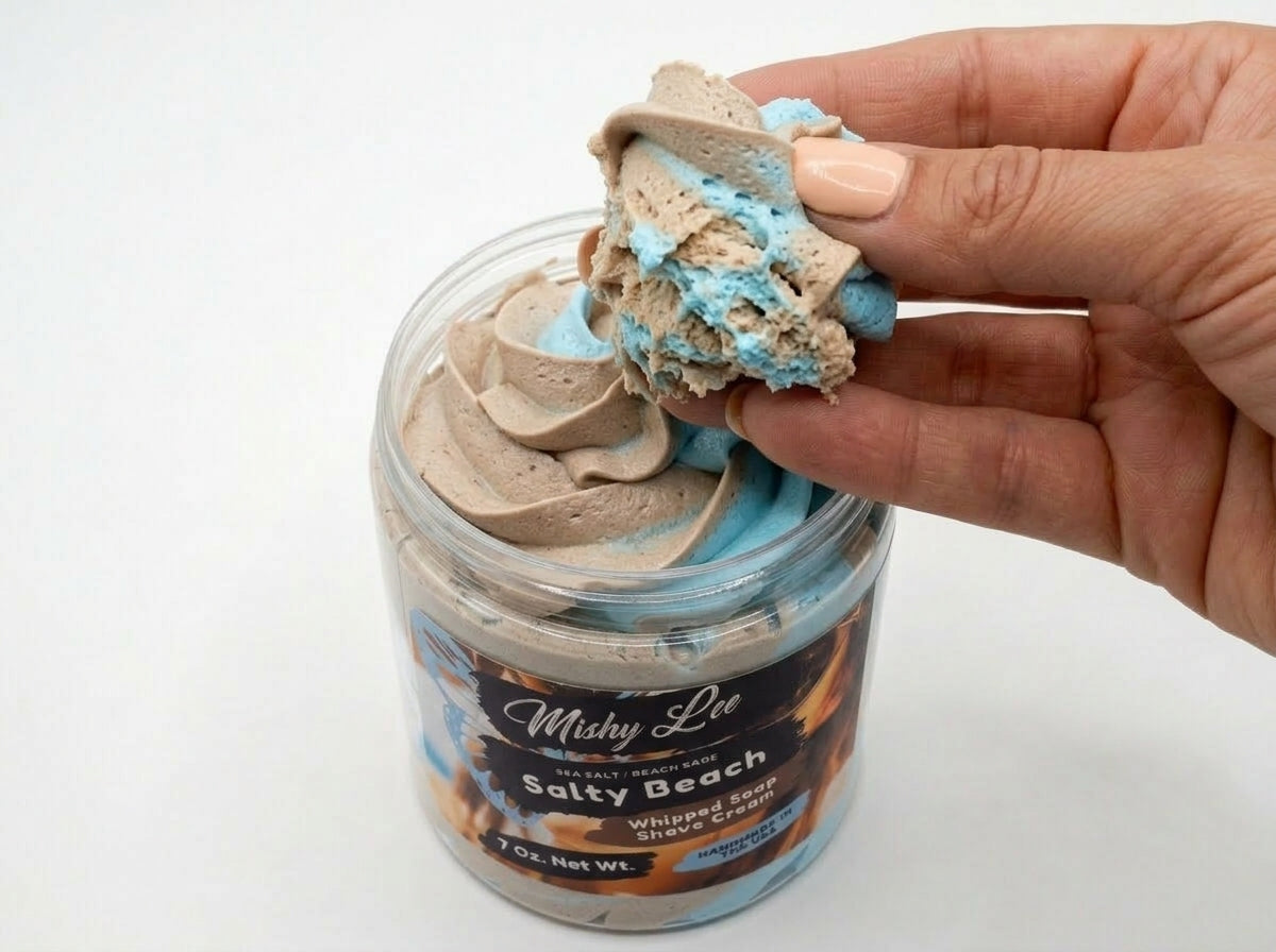 Salty Beach Whipped Soap and Shave Cream