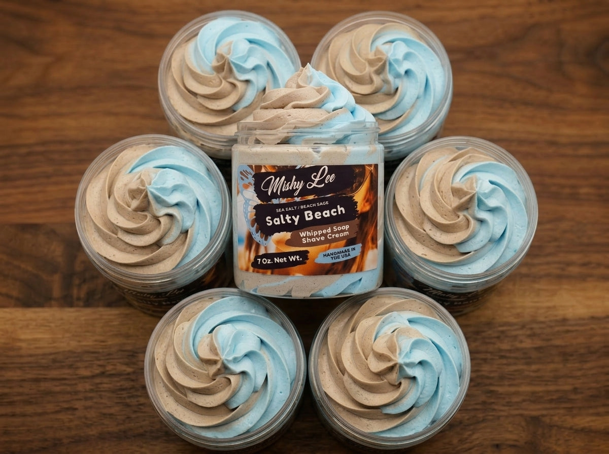 Salty Beach Whipped Soap and Shave Cream