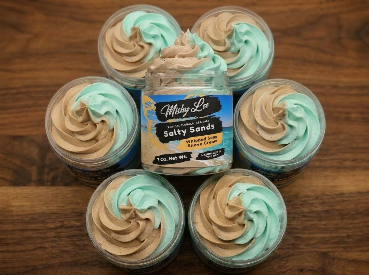 Salty Sands Whipped Soap and Shave Cream