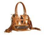 Dakota Plains Hair-on Hide Fringed Concealed Carry Myra Bag
