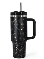 40 oz Western Tumbler