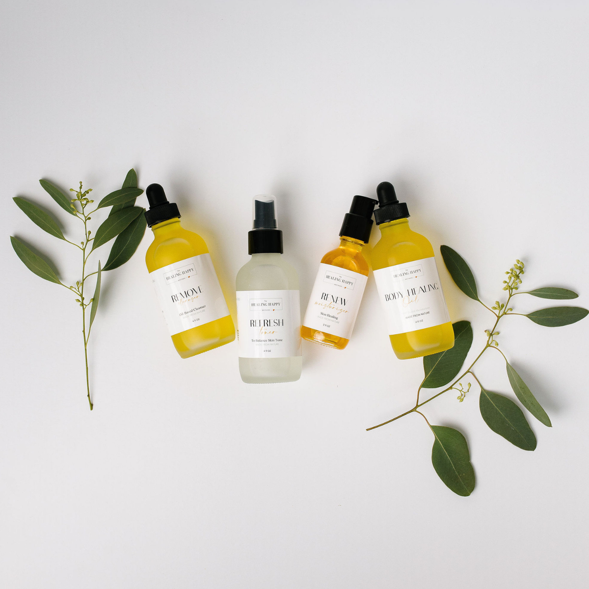 All Natural, Organic Skin Care Set + Body Oil