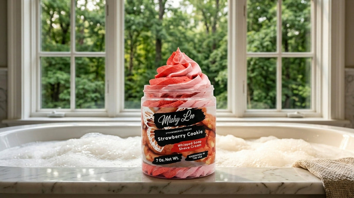 Strawberry Cookie Whipped Soap and Shave Cream