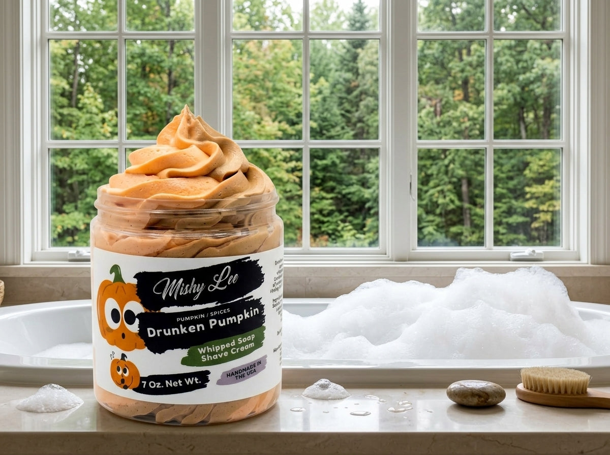 Drunken Pumpkin Whipped Soap and Shave Cream