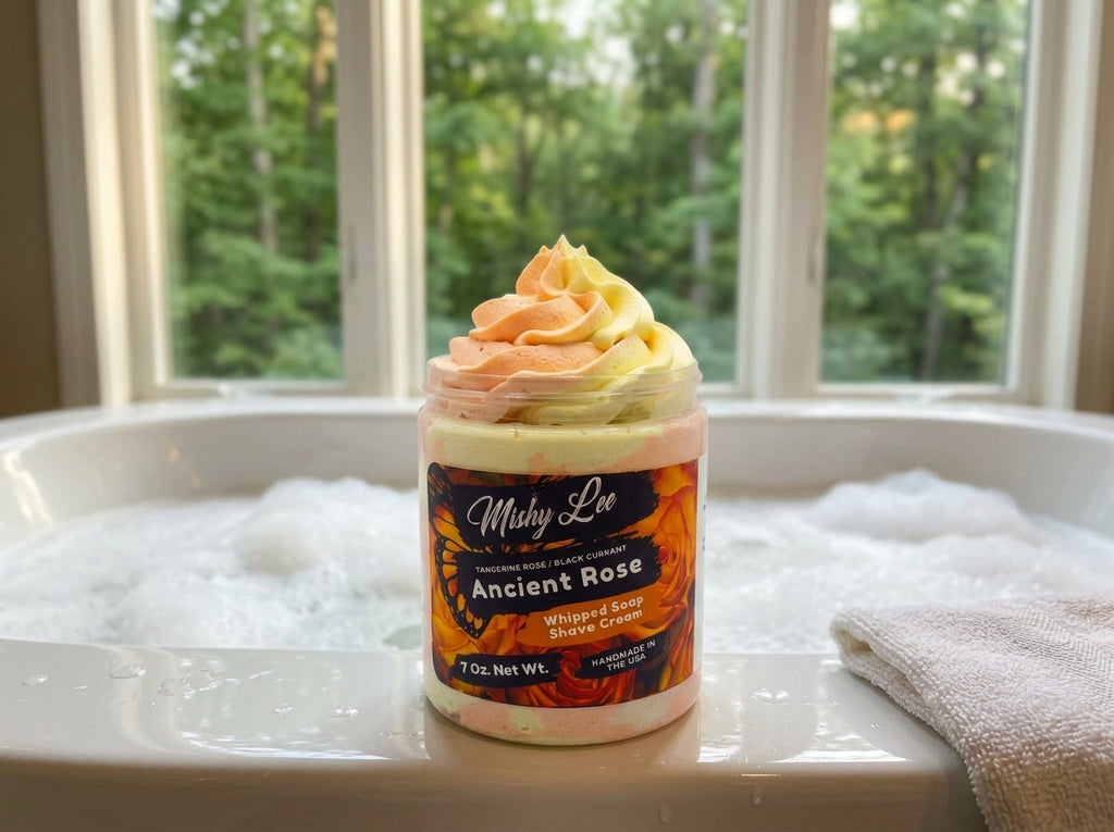Ancient Rose Whipped Soap and Shave Cream