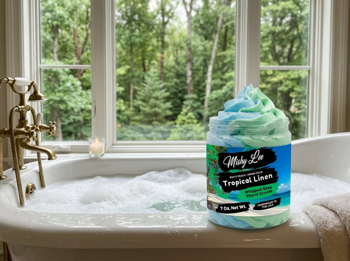 Tropical Linen Whipped Soap and Shave Cream