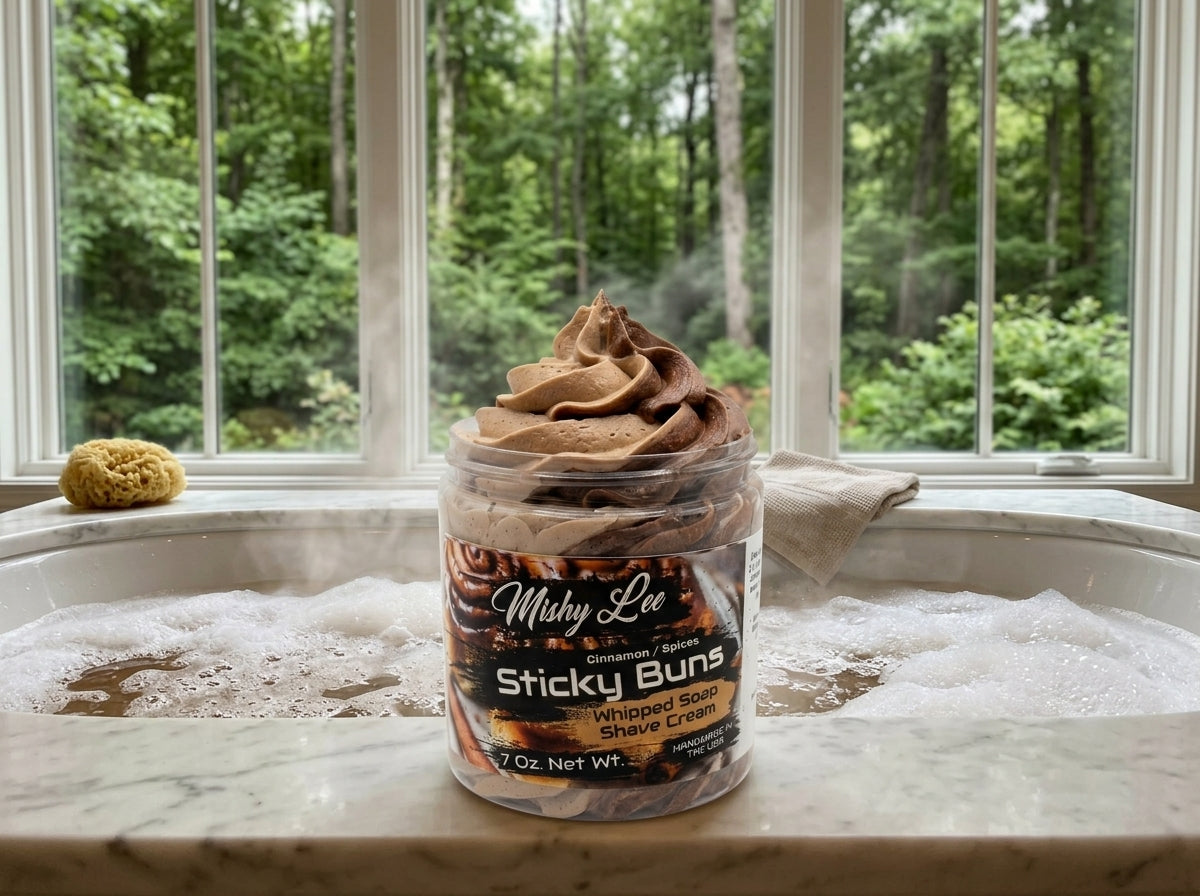 Sticky Buns Whipped Soap and Shave Cream