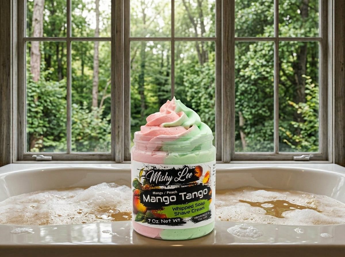 Mango Tango Whipped Soap and Shave Cream