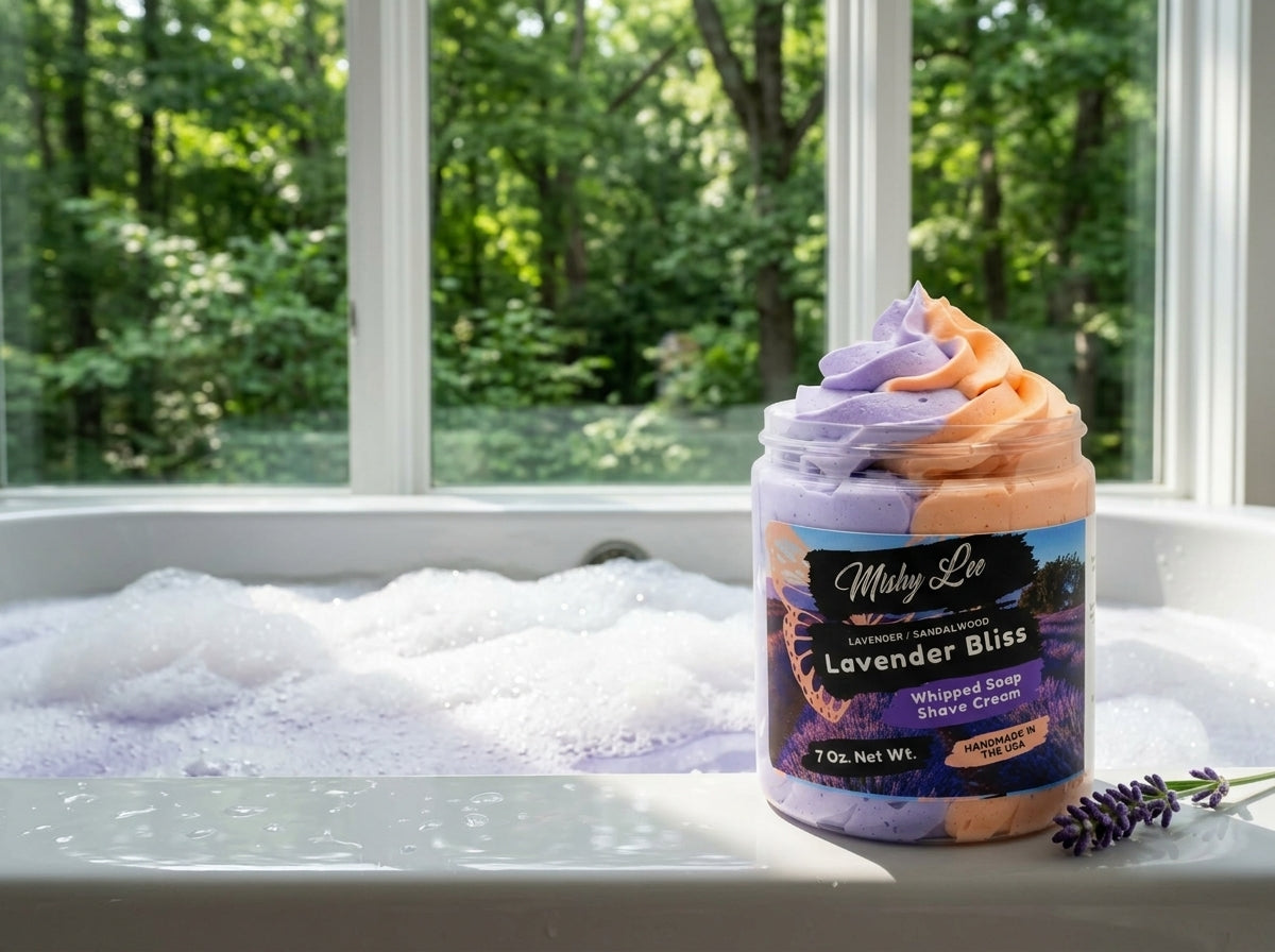 Lavender Bliss Whipped Soap and Shave Cream