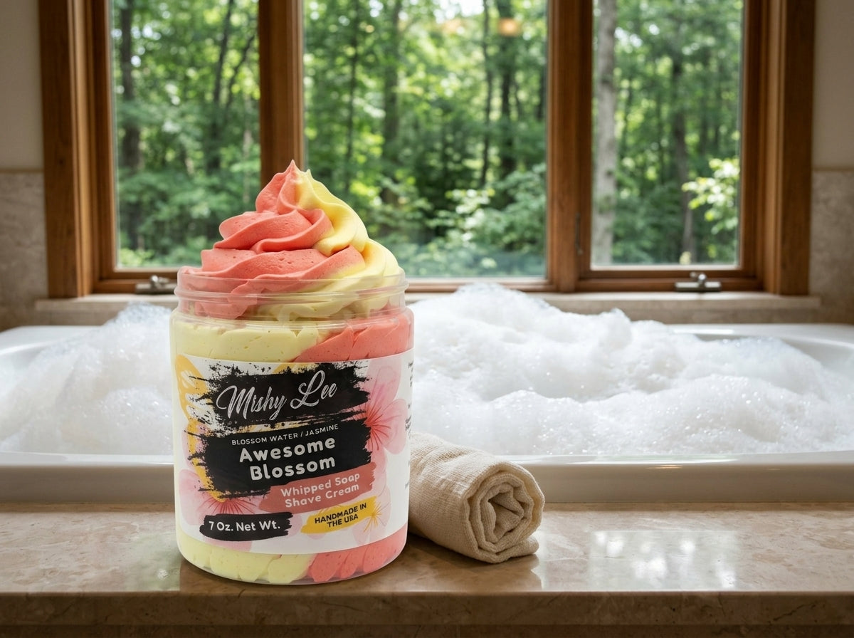 Awesome Blossom Whipped Soap and Shave Cream