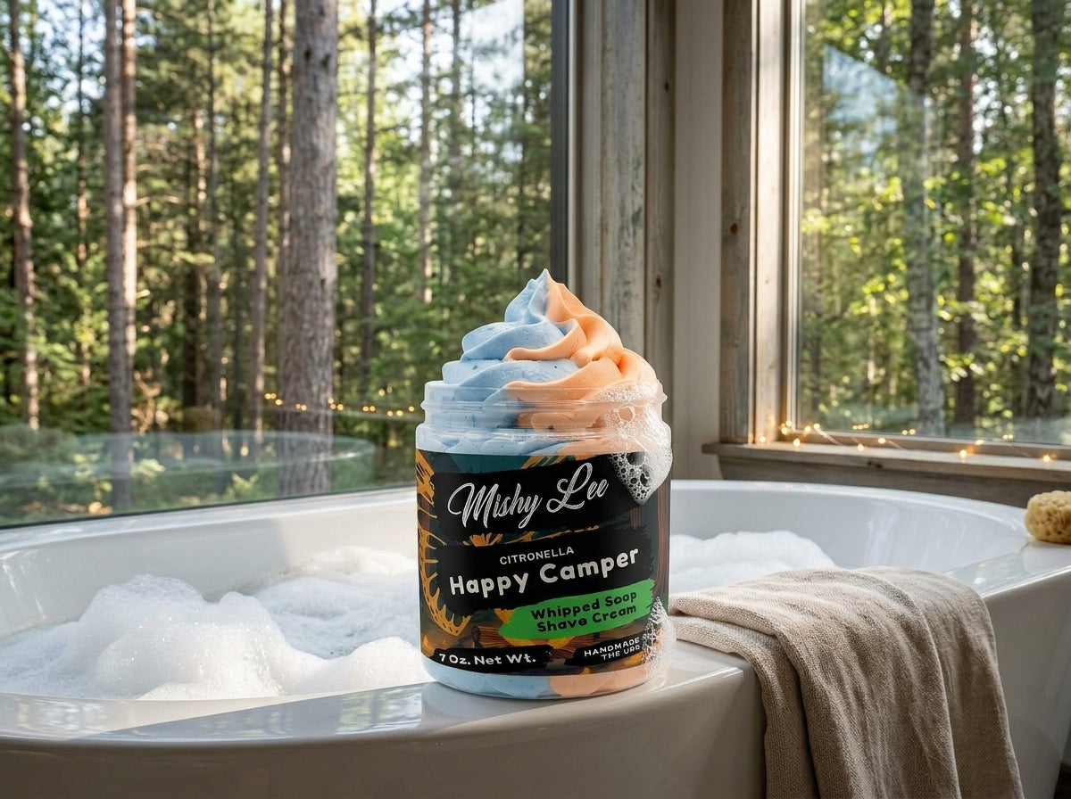 Happy Camper Whipped Soap and Shave Cream