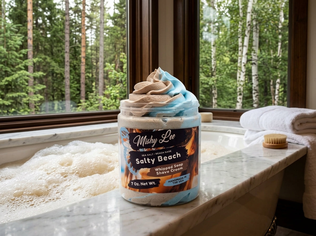 Salty Beach Whipped Soap and Shave Cream