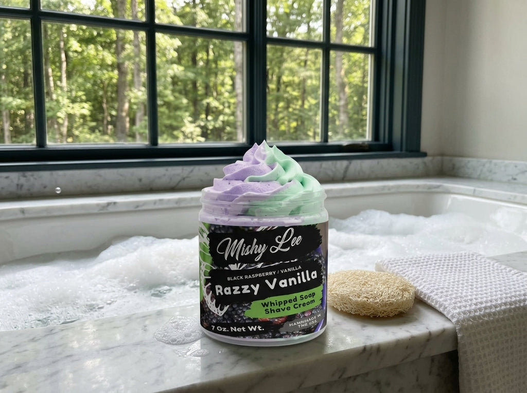 Razzy Vanilla Whipped Soap and Shave Cream