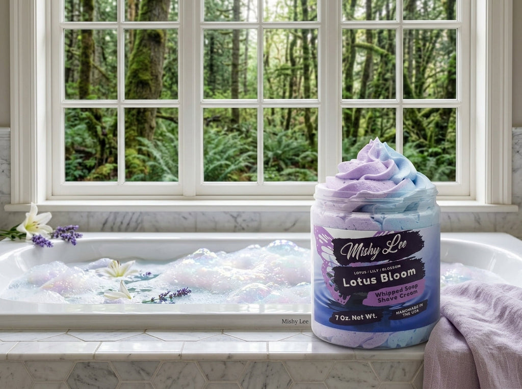 Lotus Bloom Whipped Soap and Shave Cream