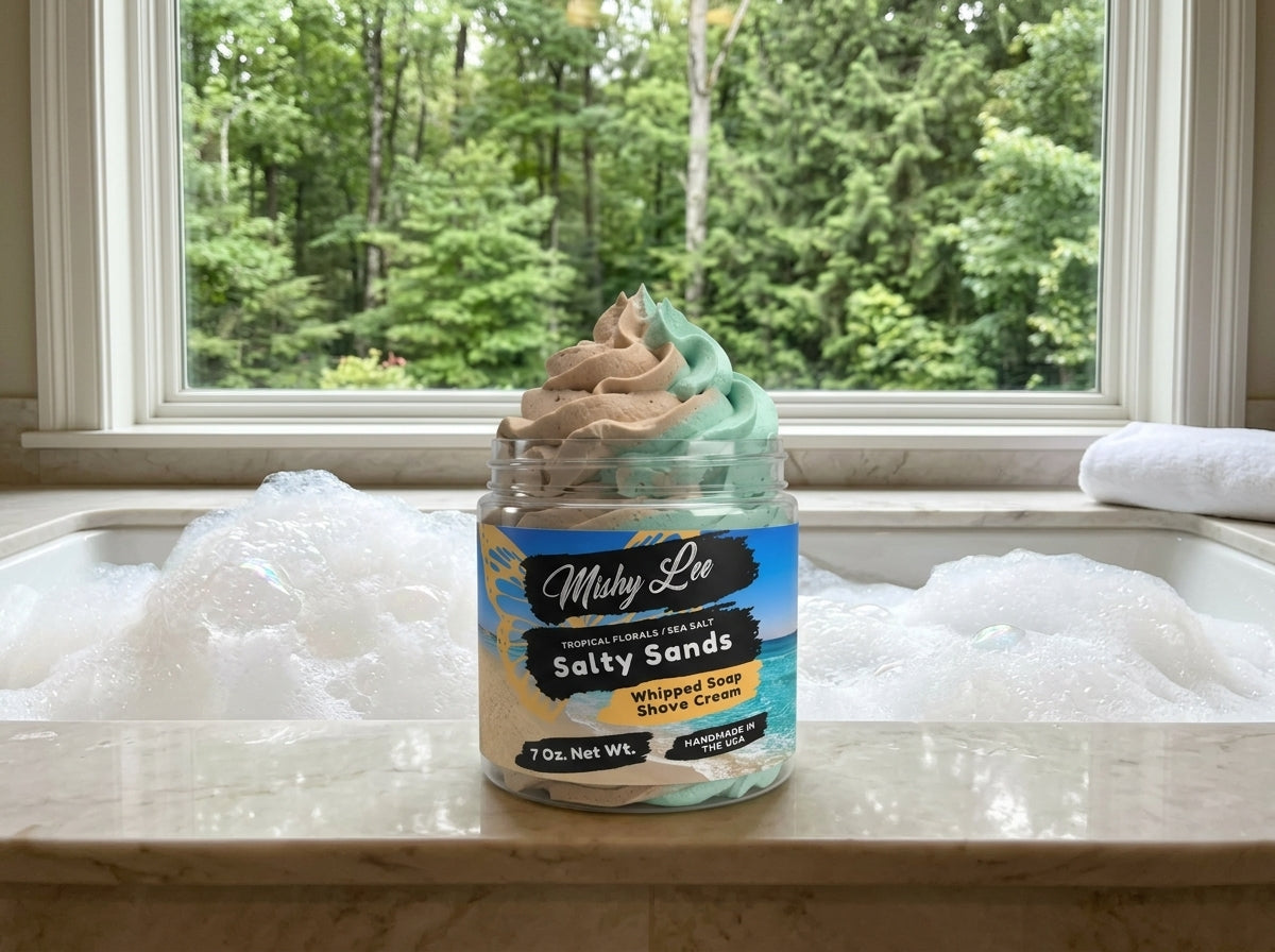 Salty Sands Whipped Soap and Shave Cream