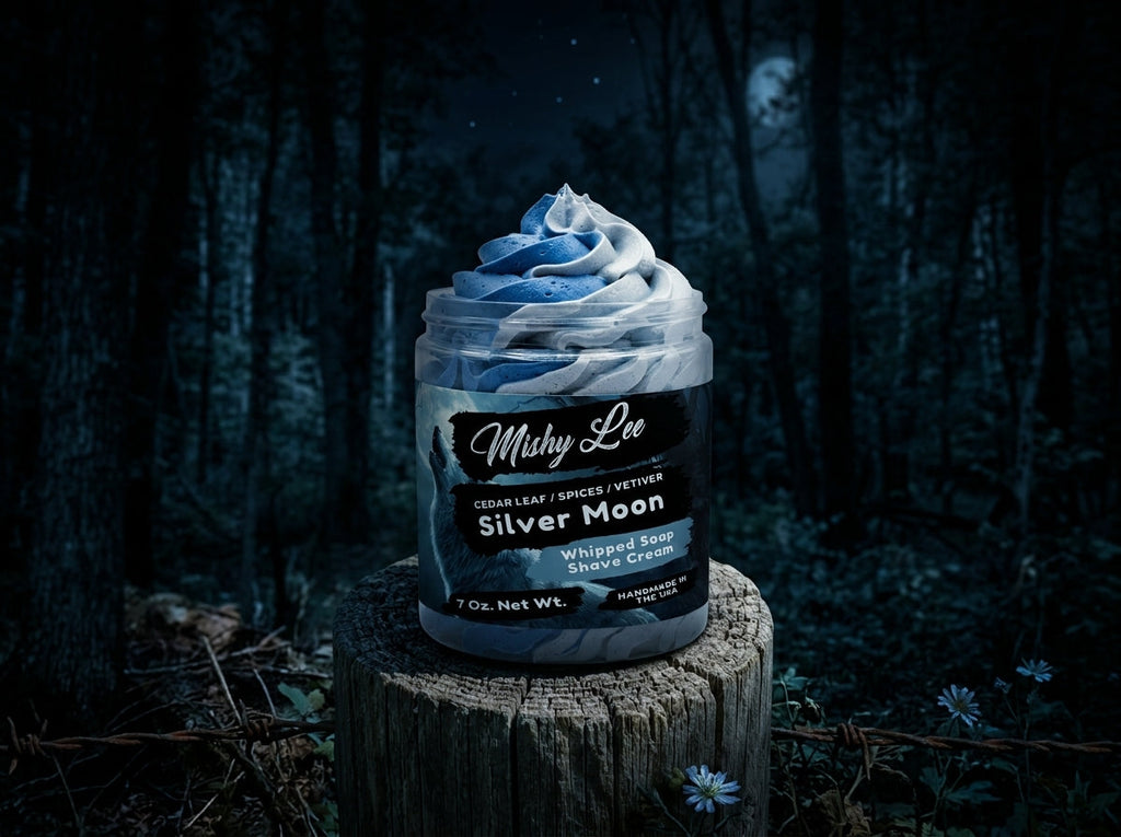 Silver Moon Men's Whipped Soap and Shave Cream