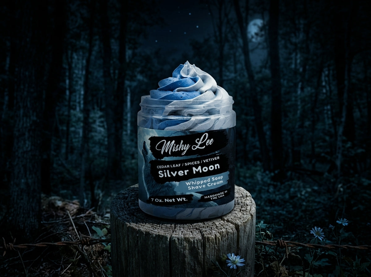 Silver Moon Men's Whipped Soap and Shave Cream