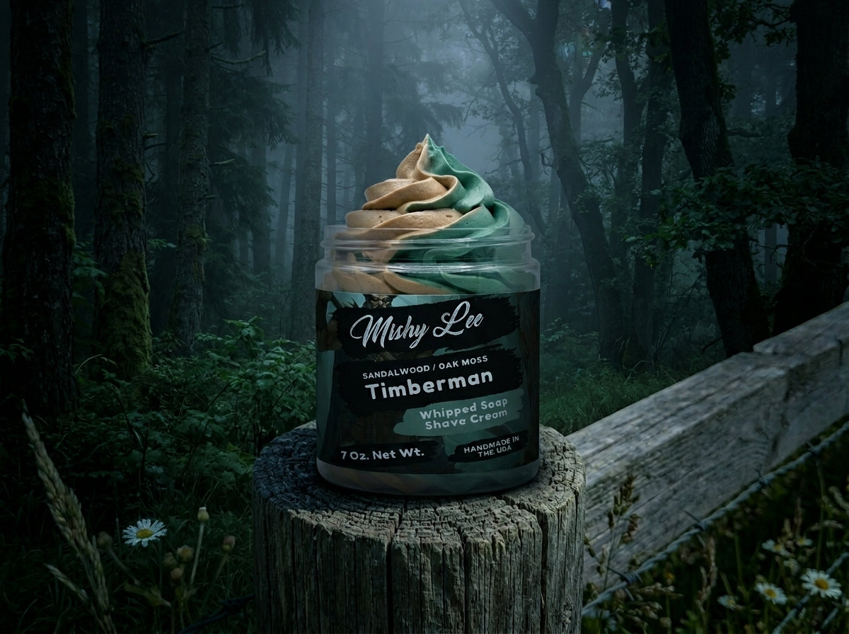 Timberman Men's Whipped Soap and Shave Cream
