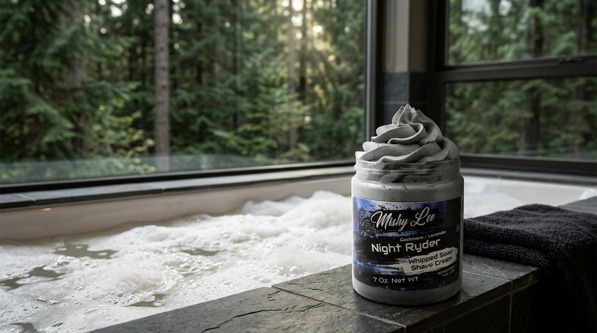 Night Ryder Men's Whipped Soap and Shave Cream