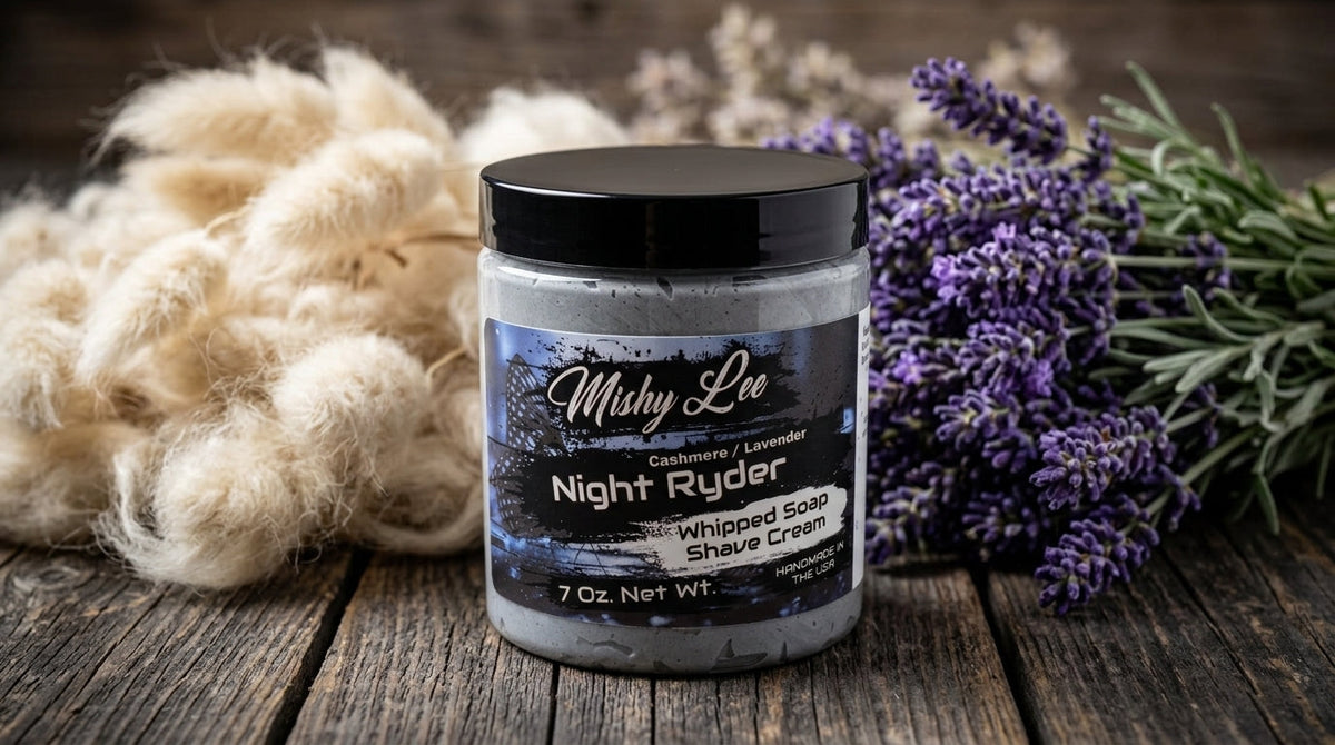 Night Ryder Men's Whipped Soap and Shave Cream