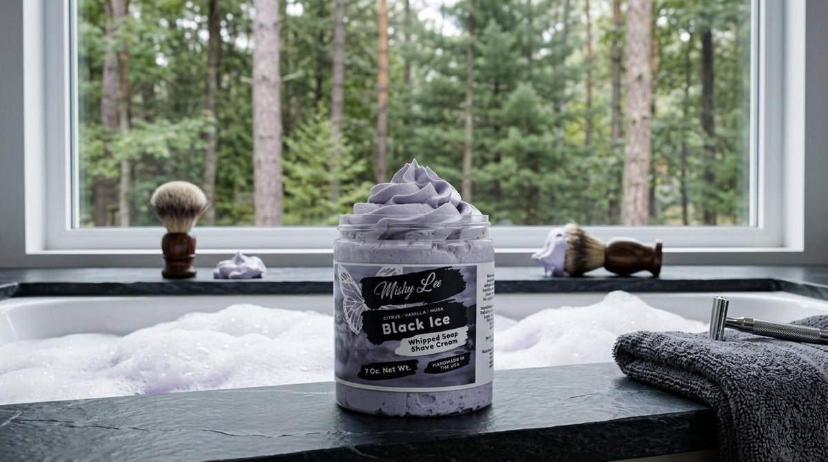 Black Ice Men's Whipped Soap and Shave Cream