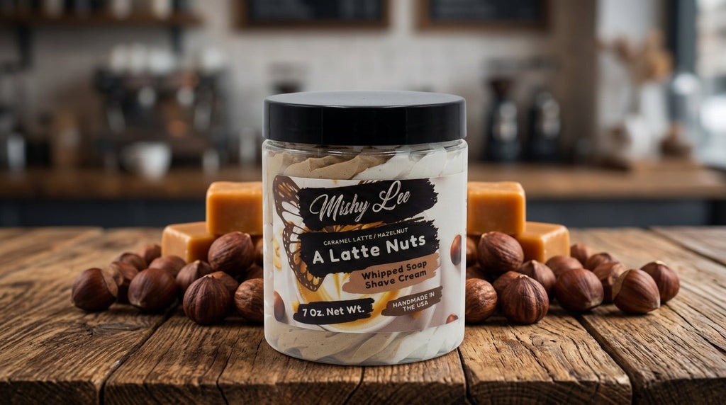 A Latte Nuts Whipped Soap and Shave Cream