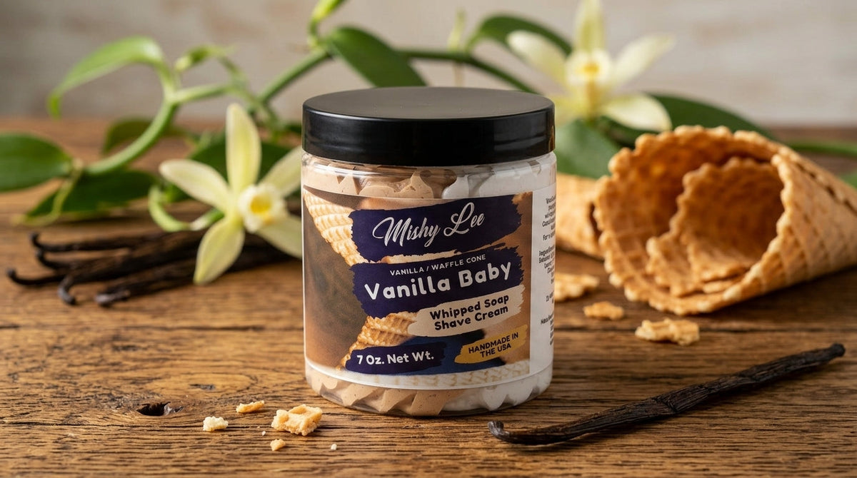 Vanilla Baby Whipped Soap and Shave Cream