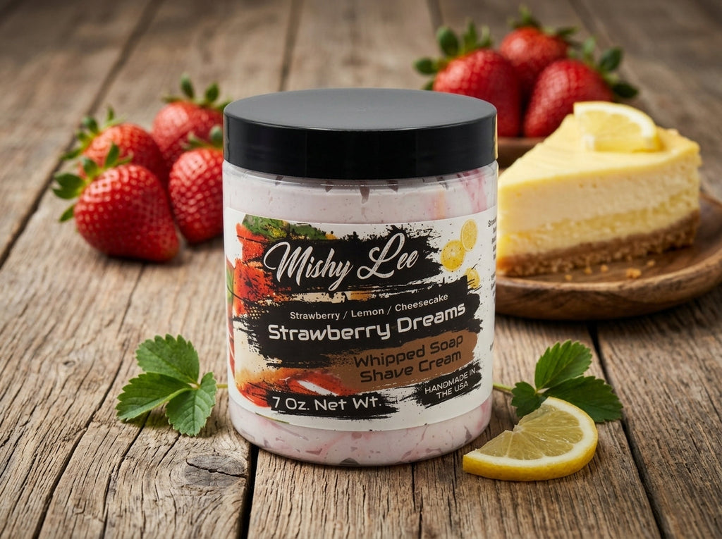 Strawberry Dreams Whipped Soap and Shave Cream