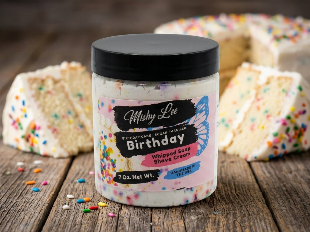 Birthday Whipped Soap and Shave Cream