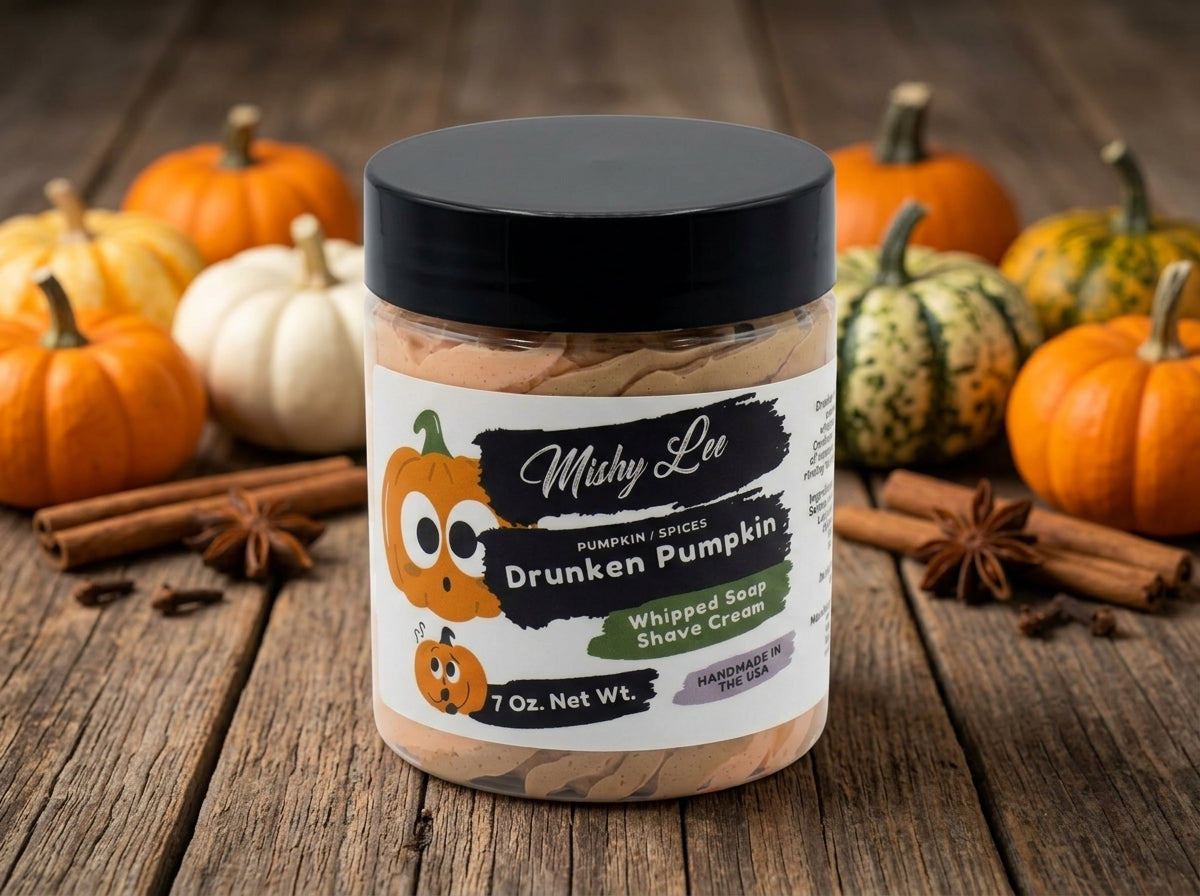 Drunken Pumpkin Whipped Soap and Shave Cream
