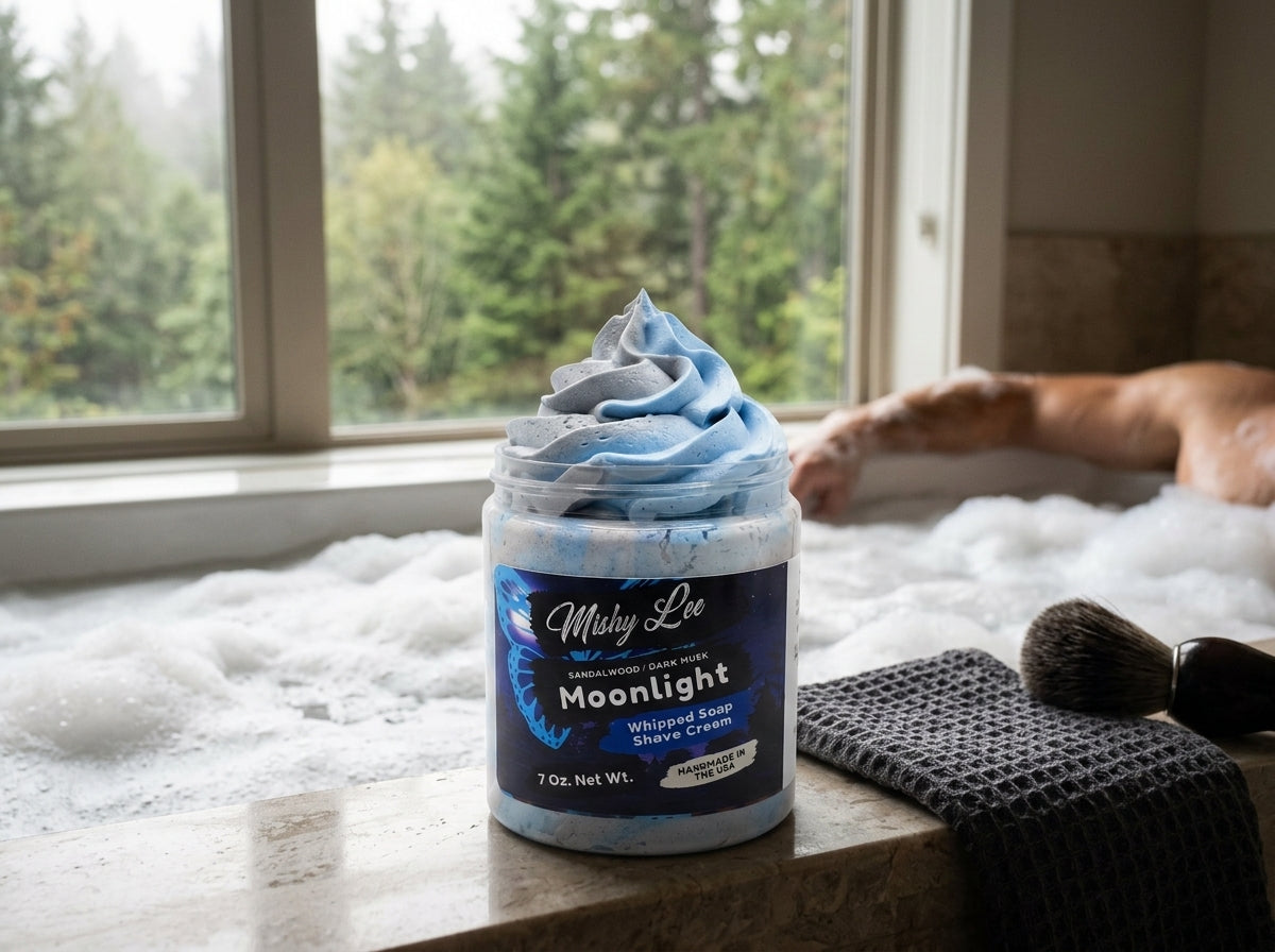 Moonlight Men's Whipped Soap and Shave Cream