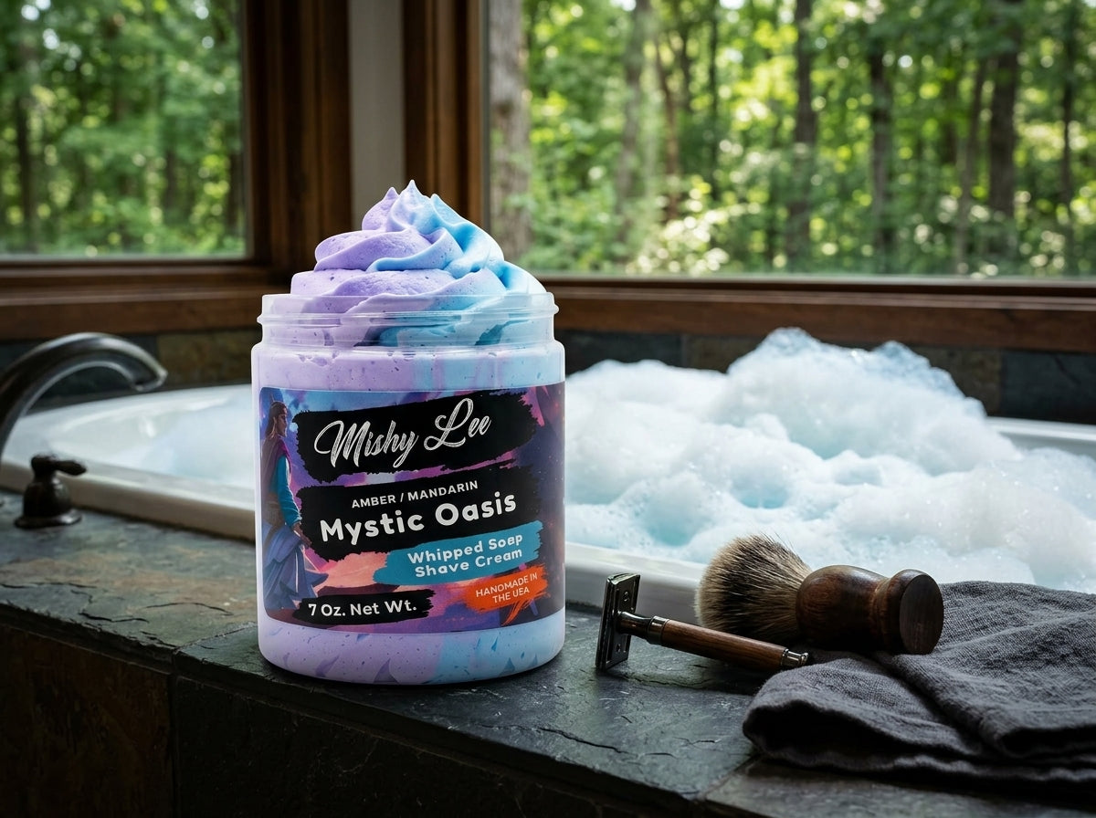 Mystic Oasis Men's Whipped Soap and Shave Cream