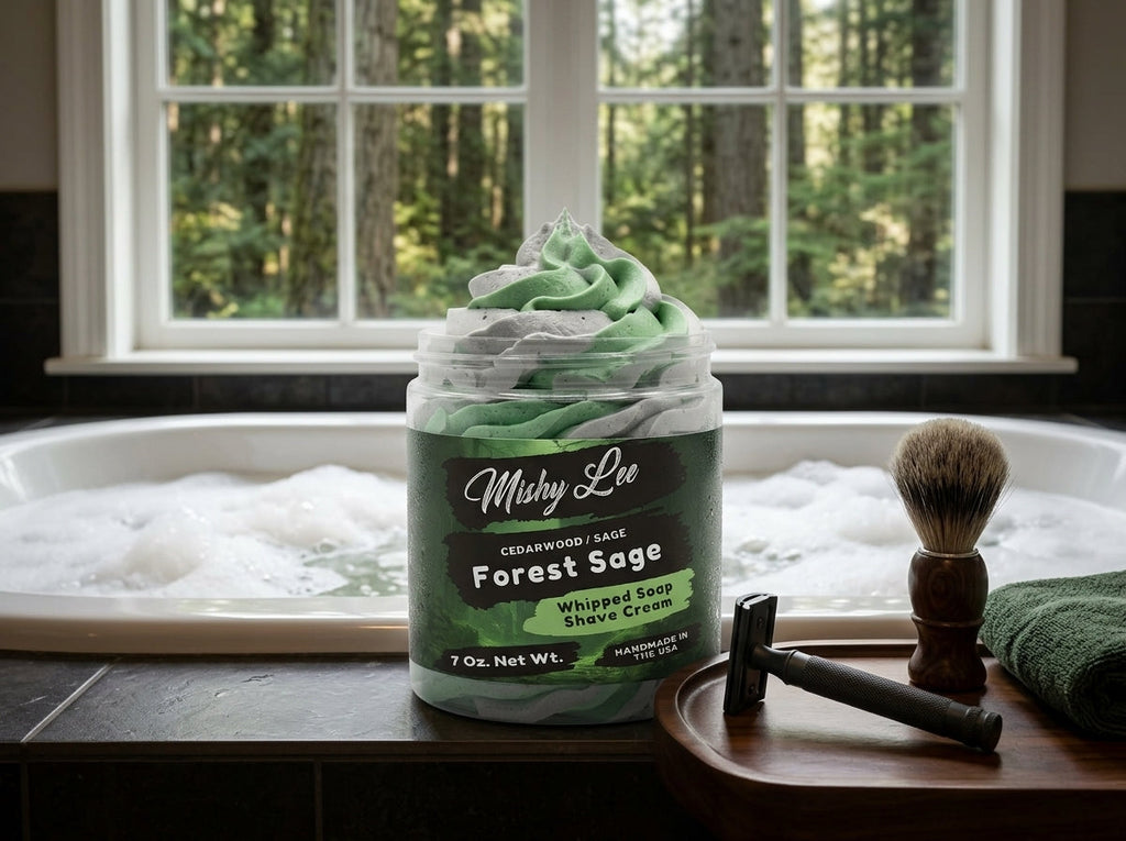 Forest Sage Men's Whipped Soap and Shave Cream