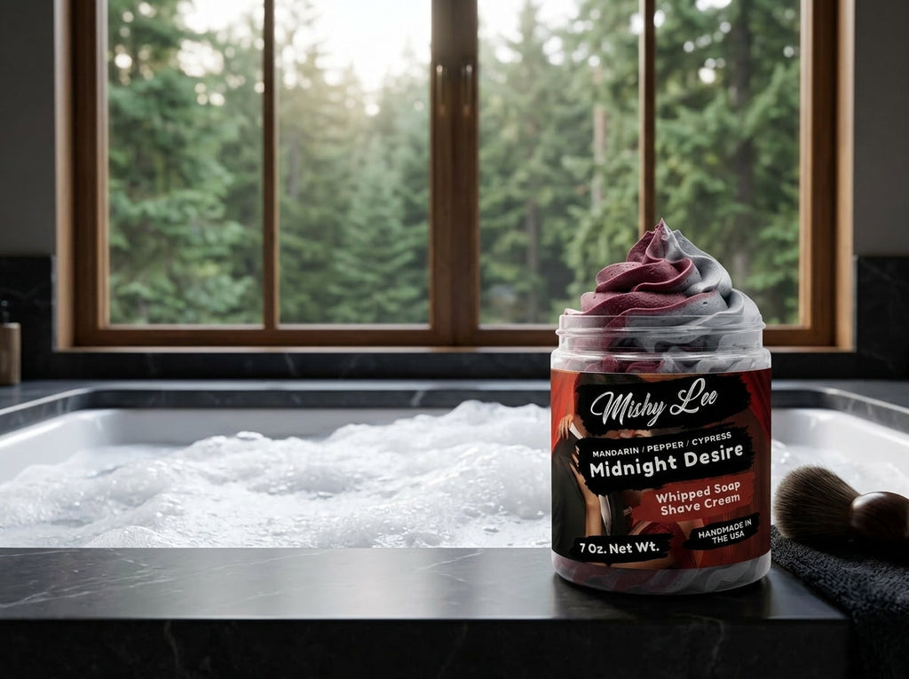 Midnight Desire Men's Whipped Soap and Shave Cream