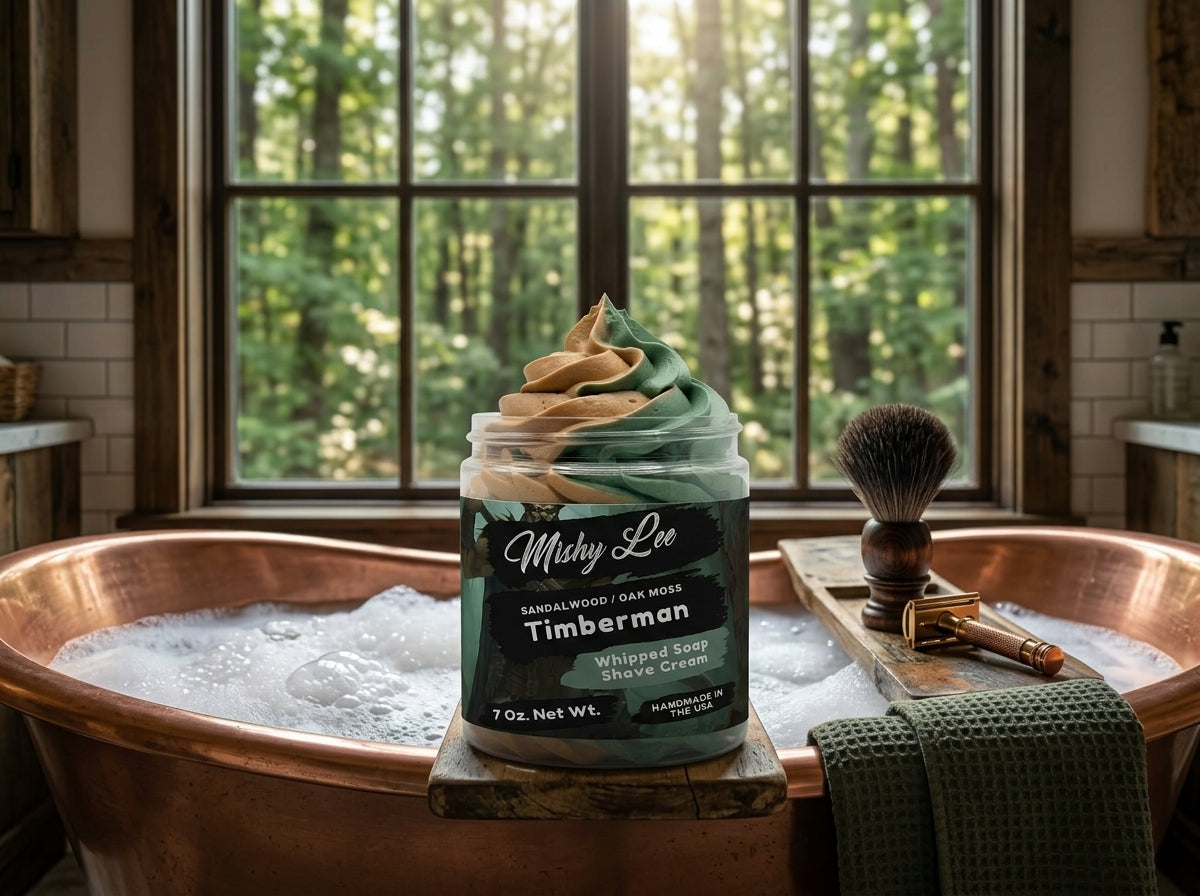 Timberman Men's Whipped Soap and Shave Cream