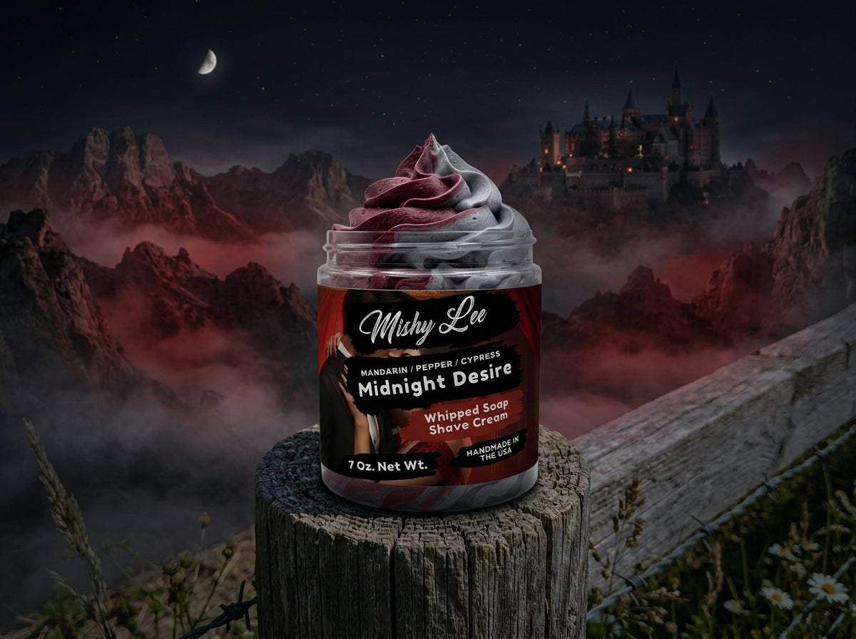 Midnight Desire Men's Whipped Soap and Shave Cream