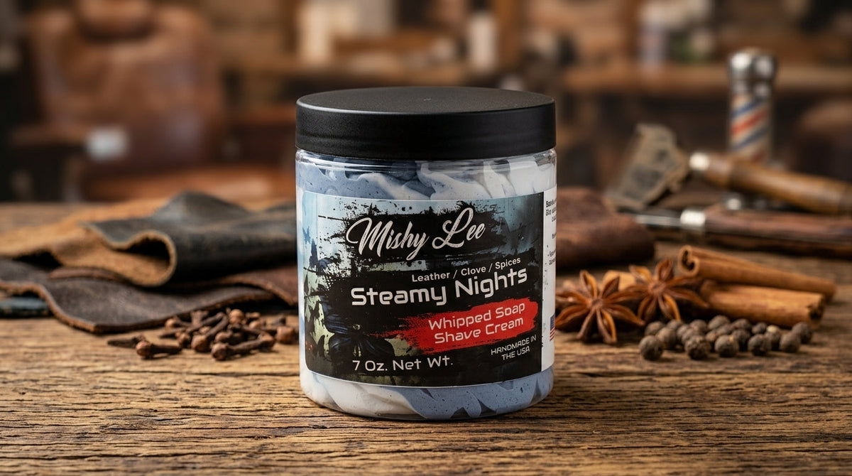 Steamy Nights Men's Whipped Soap and Shave Cream