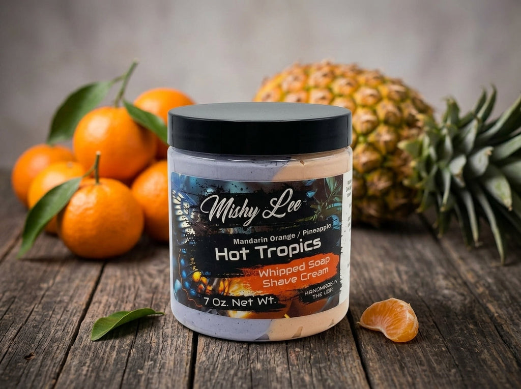 Hot Tropics Whipped Soap and Shave Cream
