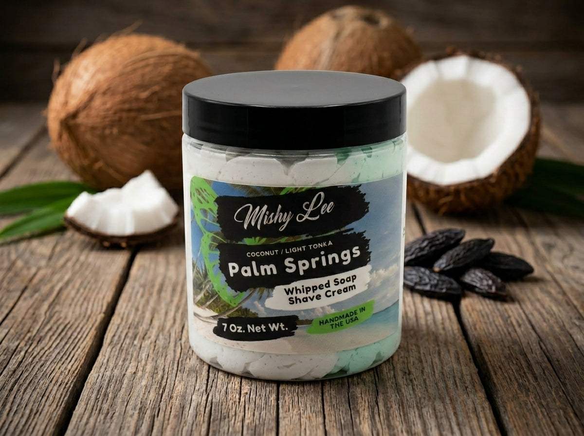 Palm Springs Whipped Soap and Shave Cream