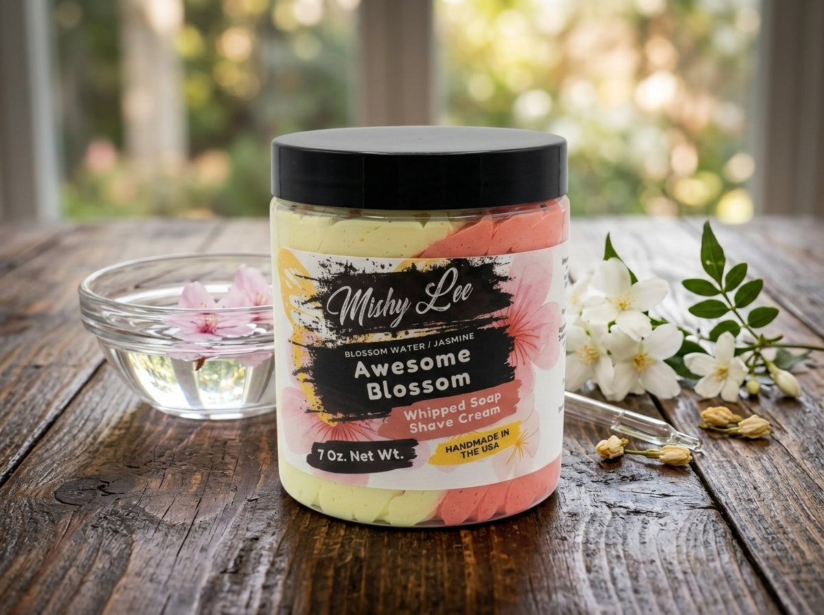 Awesome Blossom Whipped Soap and Shave Cream