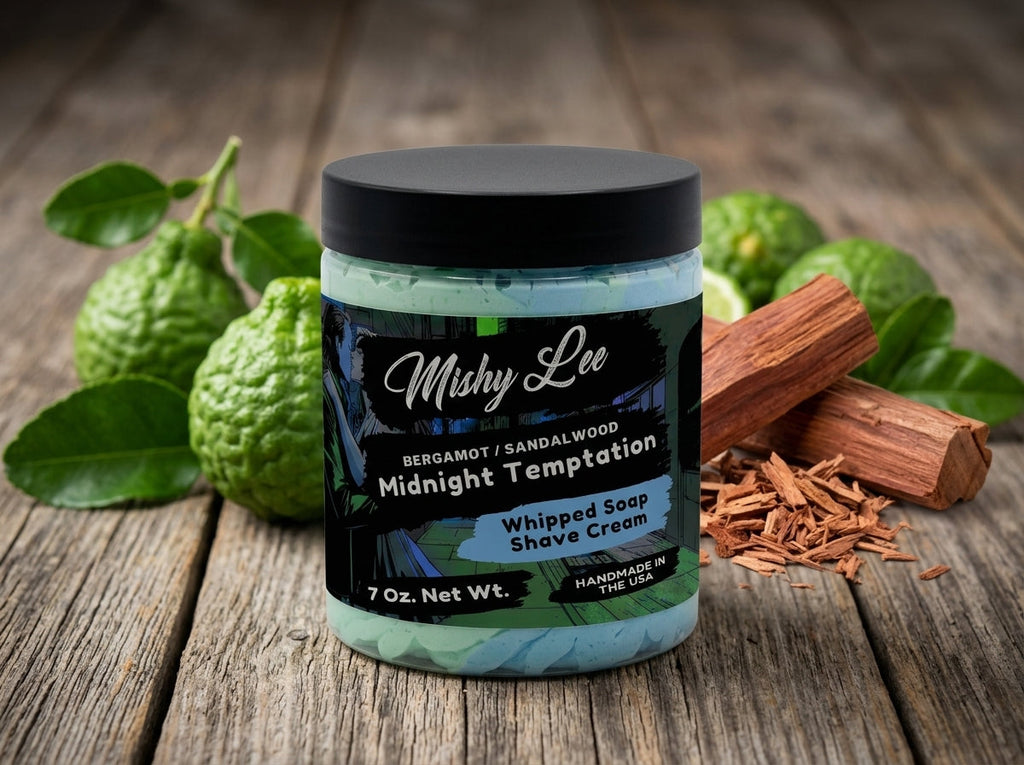 Midnight Temptation Men's Whipped Soap and Shave Cream