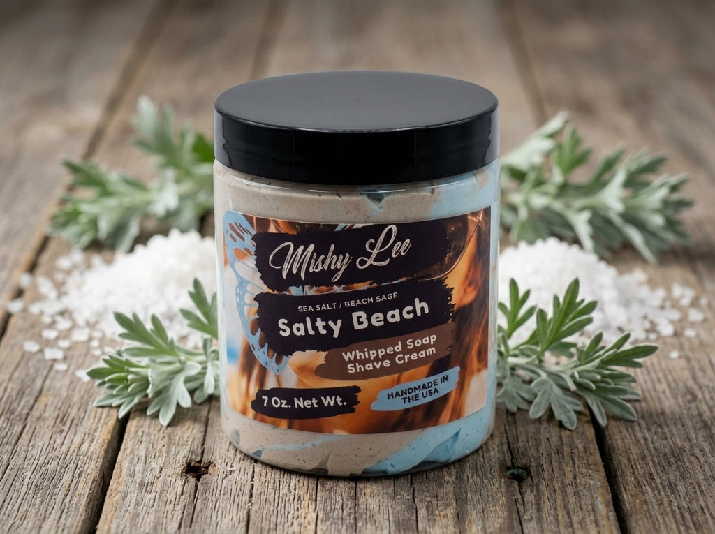 Salty Beach Whipped Soap and Shave Cream