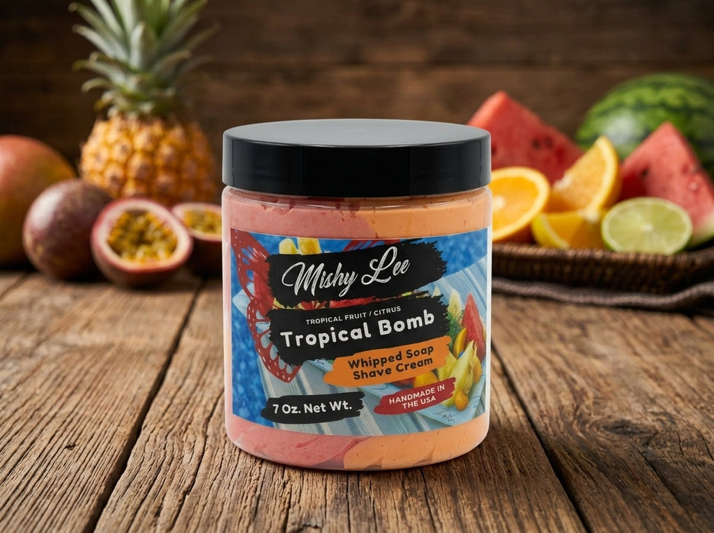 Tropical Fruit Bomb Whipped Soap and Shave Cream