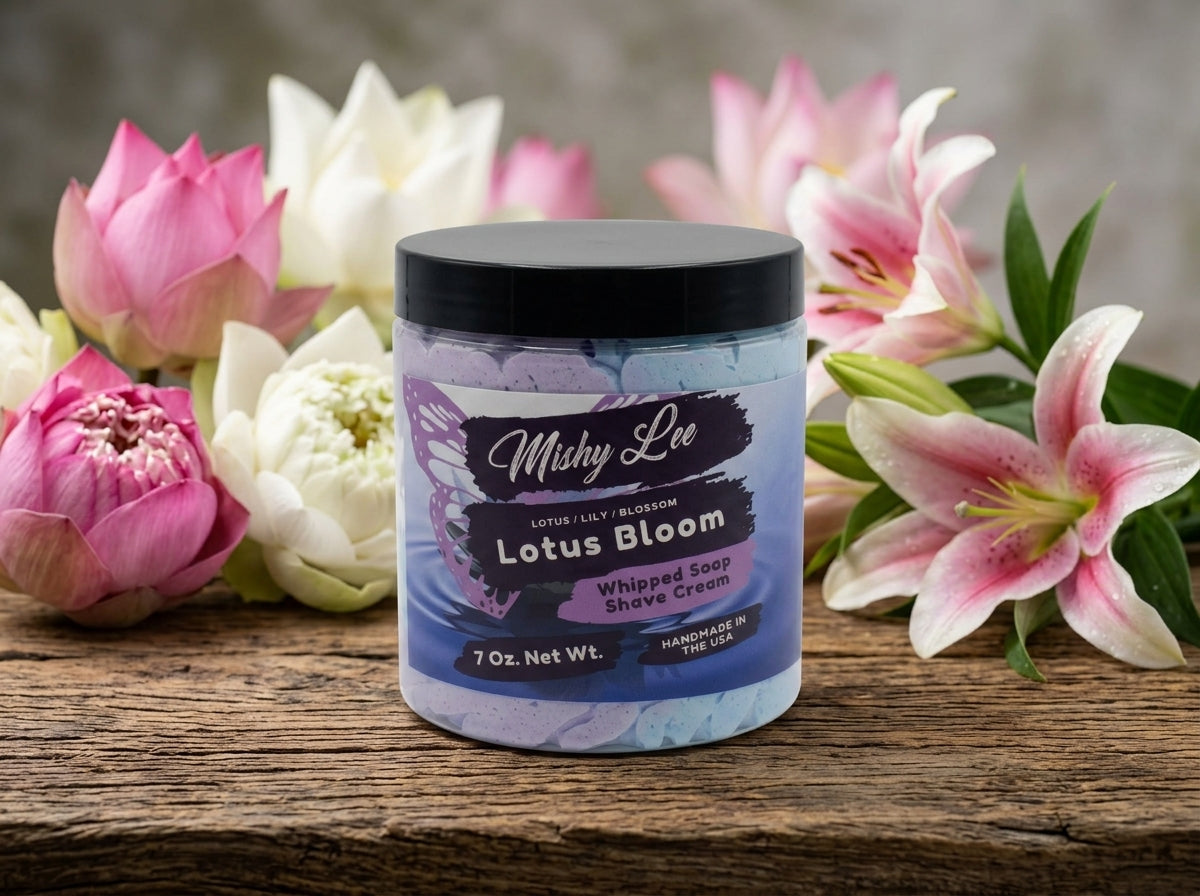 Lotus Bloom Whipped Soap and Shave Cream
