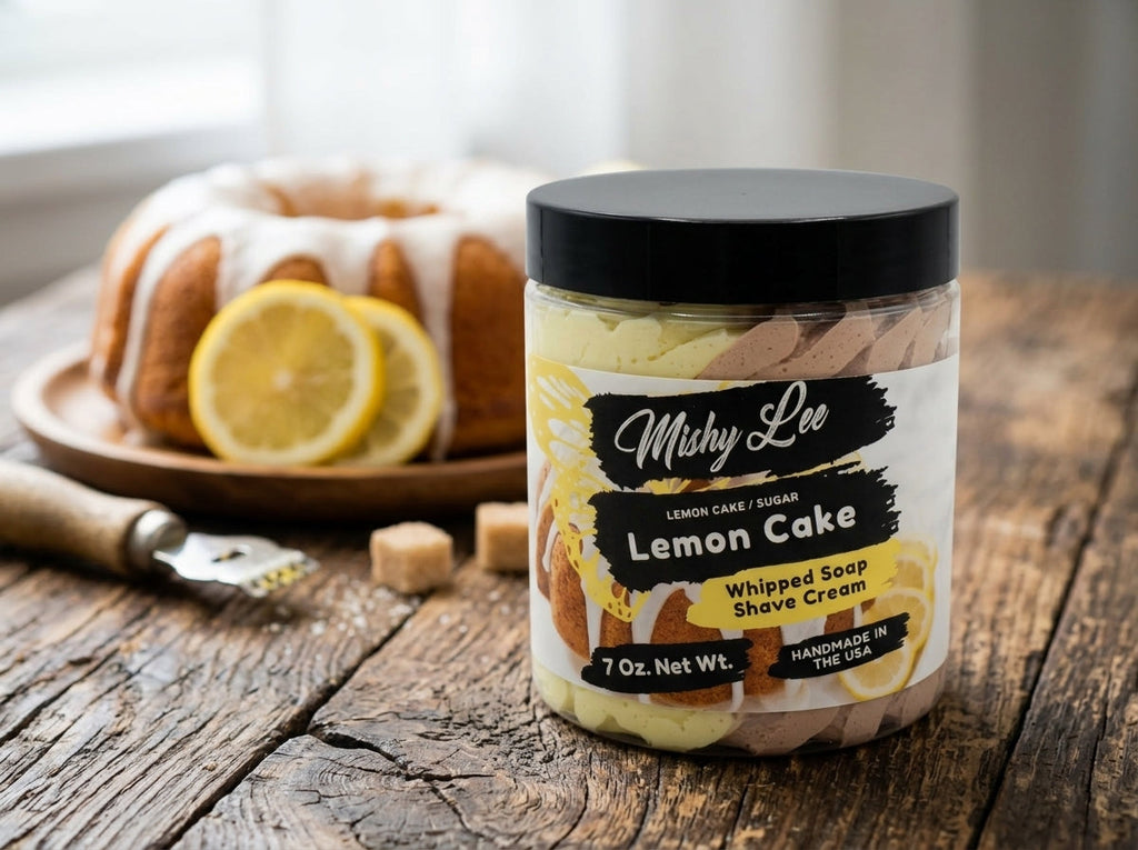 Lemon Cake Whipped Soap and Shave Cream