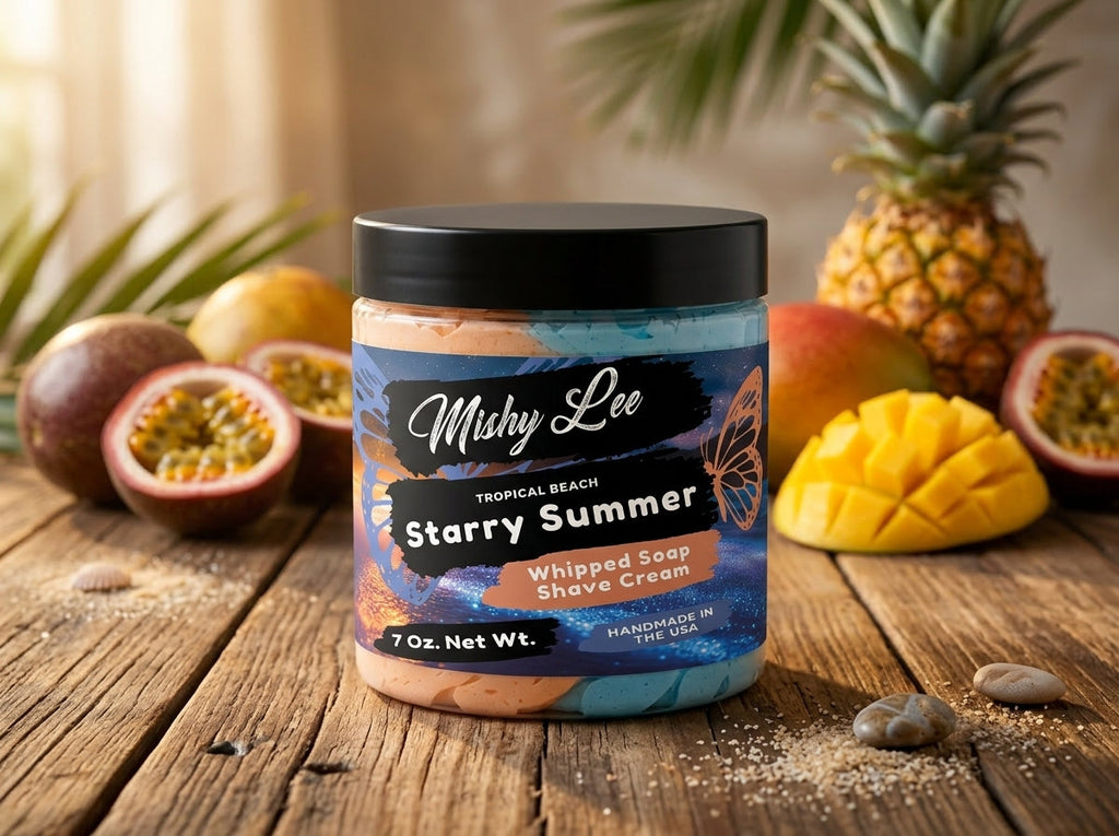 Starry Summer Whipped Soap and Shave Cream